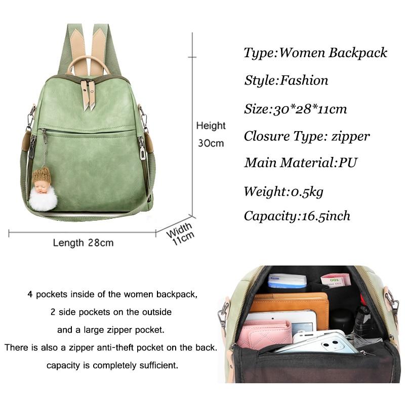 women's backpack with side pockets