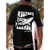 Respect The Locals Shark Surf Graphic Tee Unisex Unisex Retro Beach Surfer Cotton Short Sleeve Summer Daily Tops