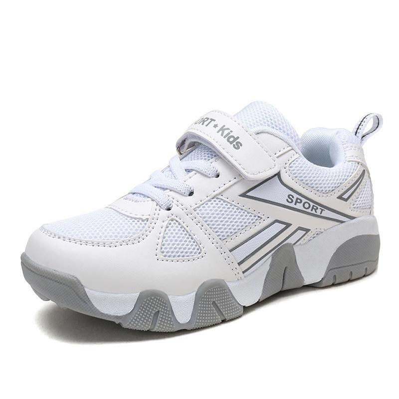 2025 spring and summer fashion mesh boys single shoes casual children boys students middle and older children soft-soled sports shoes