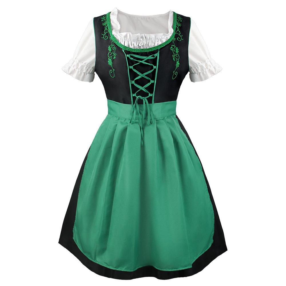 Maid Dress Oktoberfest Cosplay Maid Plus Size Dress Stage Performance Dress