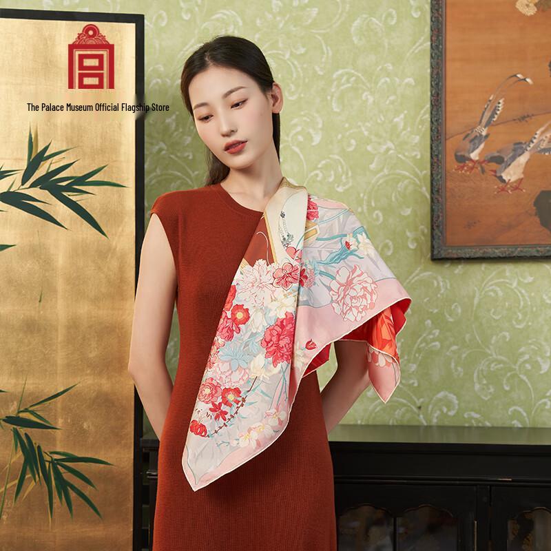 Forbidden City Imperial Grace Double-Sided Silk Scarf