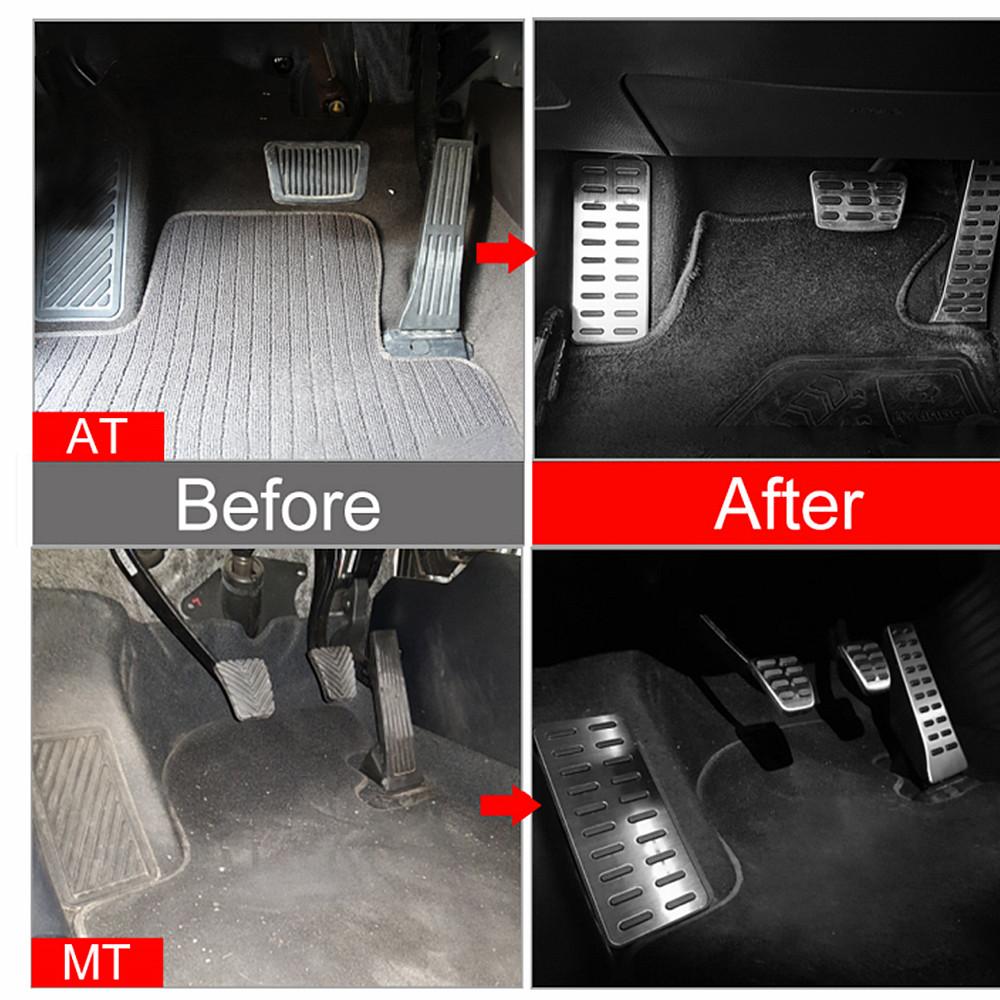 Car Pedal Cover Rest Pad Cover For Kia Stinger Telluride CEED Sportage QL Sorento KX5 K5 Optima Car Pedal Pad Cover