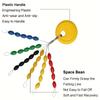 Fishing Bobber Stoppers 30-In-1 Float Stops Colorful Oval Fishing Bobber Space Beans for Rigging Float Positioning, Sizes S, M, L