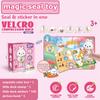 Funny Reward Stickers Toys Set DIY Crafts Children's Seal Toy  Kids Playing Supplies