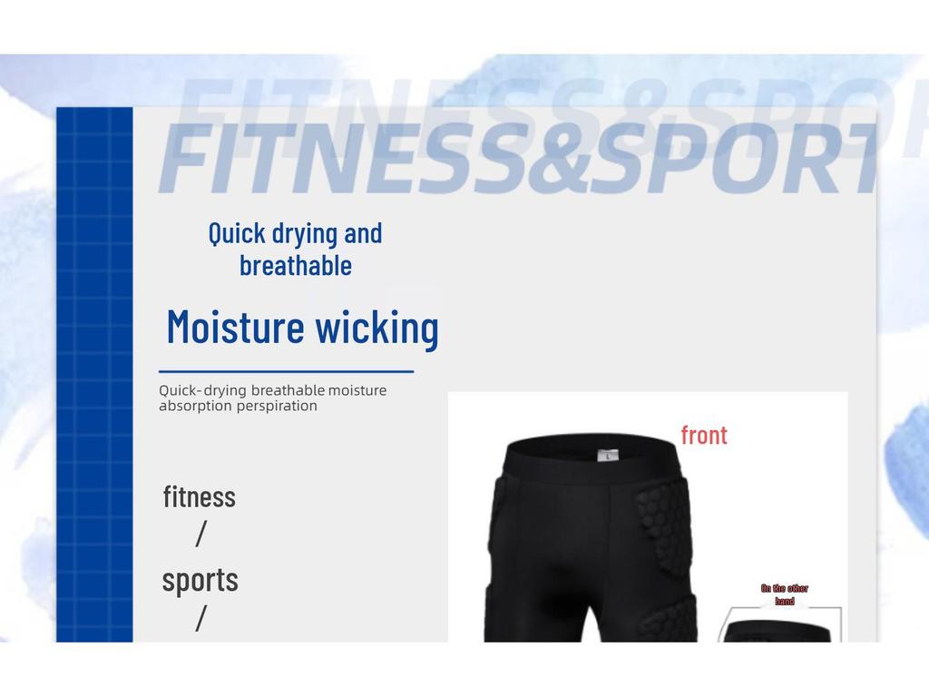 Ski & Sports Protective Honeycomb Anti-Collision Shorts and Breathable Fitness Leggings.