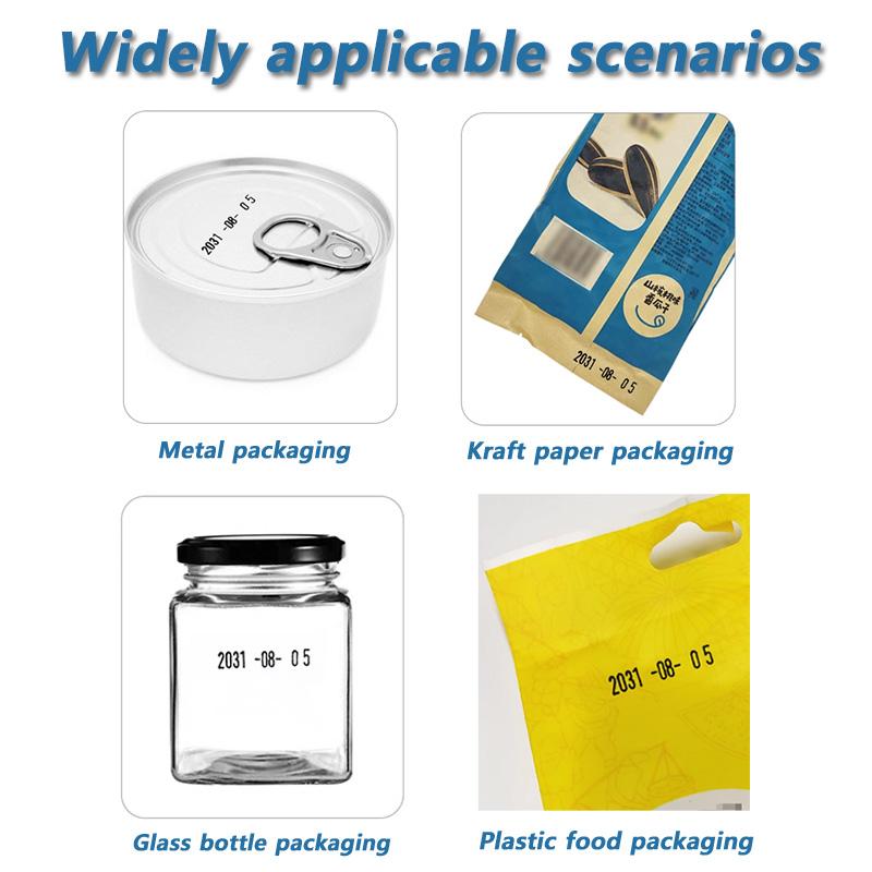DIY Handle Account Date Stamps Stamping Automatic Ink Return Mini Self-Inking Stamps for Office Supplies Date Wheel Stamp