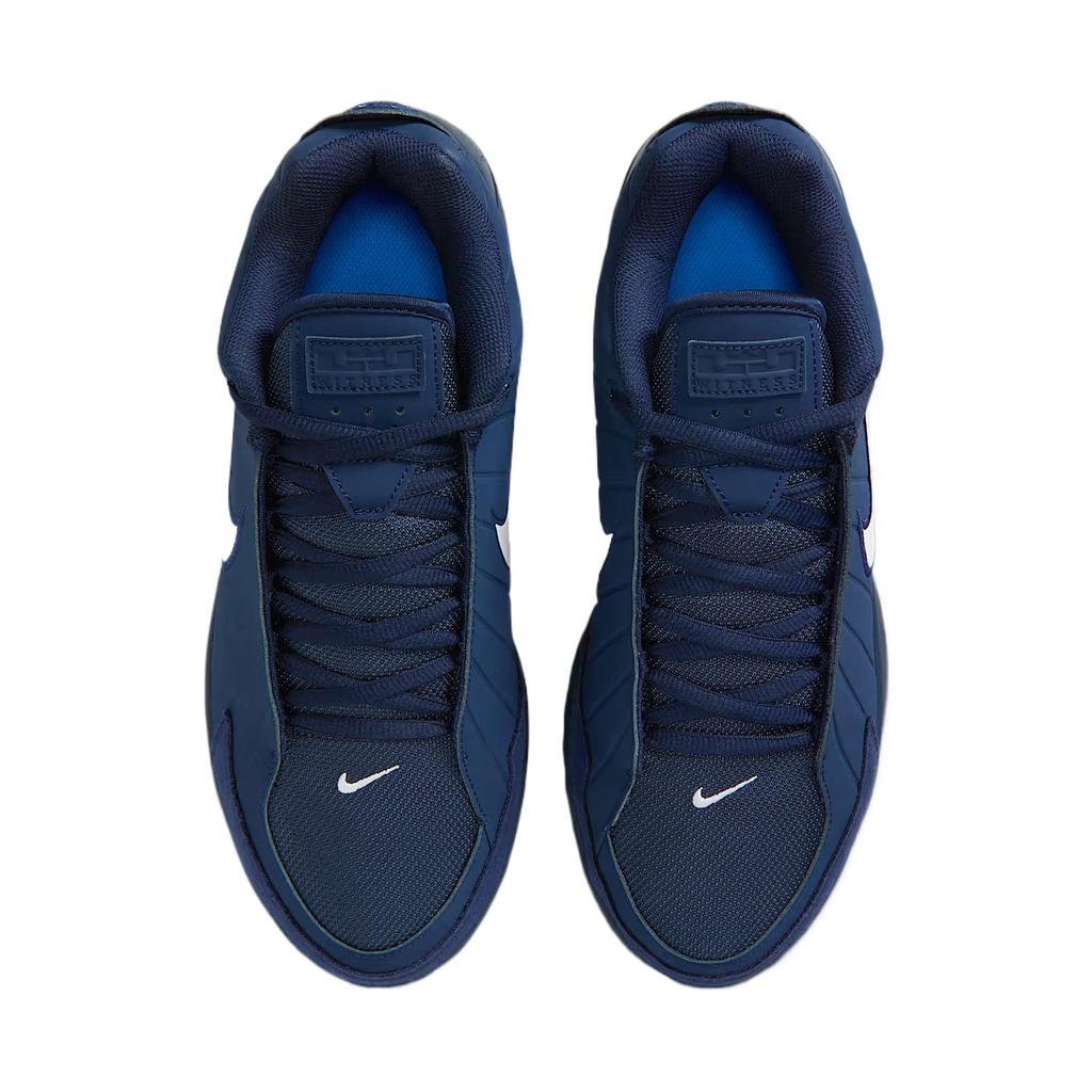 Nike LeBron Witness 9 Big Kids' Basketball Shoes Synthetic Upper ReactX Midsole Rubber Outsole Dark Blue GS II7521-400