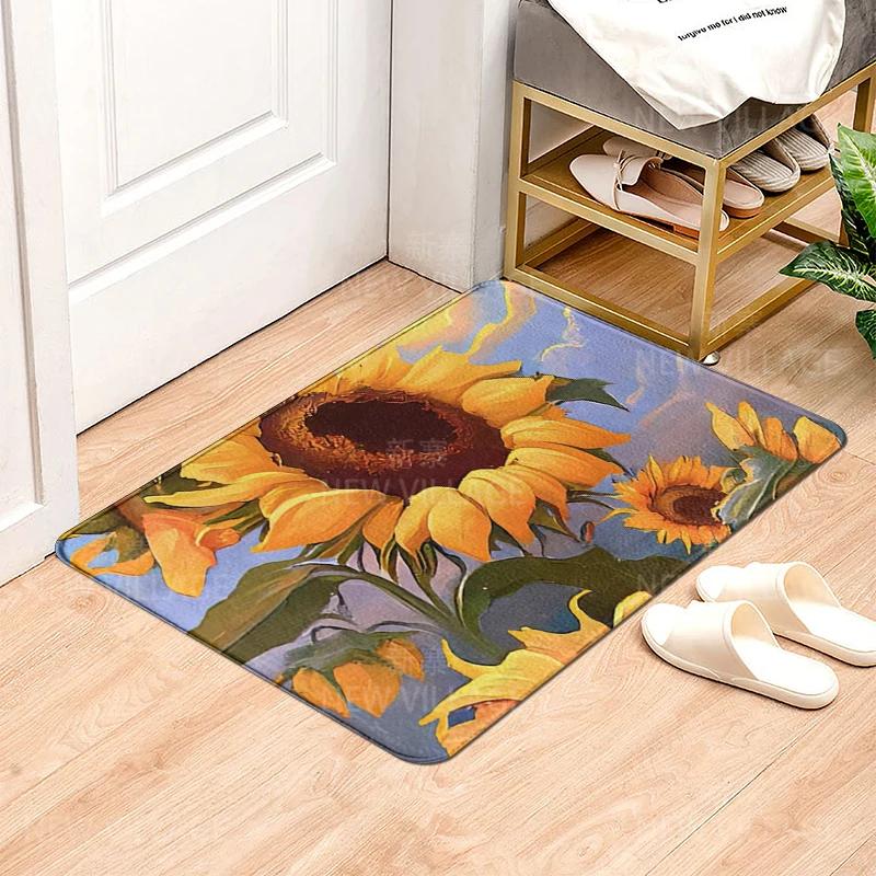House Entrance Carpet Home Doormat Modern Nordic Style Room Bath Mat Foot Mat Bathroom Non-slip Mat Kitchen Water Absorption Mat