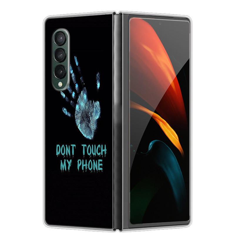 Etui na Samsunga Z Fold 5 Słodkie Modne Twarde Przezroczyste Etui na Telefon dla Samsunga Galaxy Z Fold5 5G ZFold 4 6 5G Powłoka Ochronna ZFold6