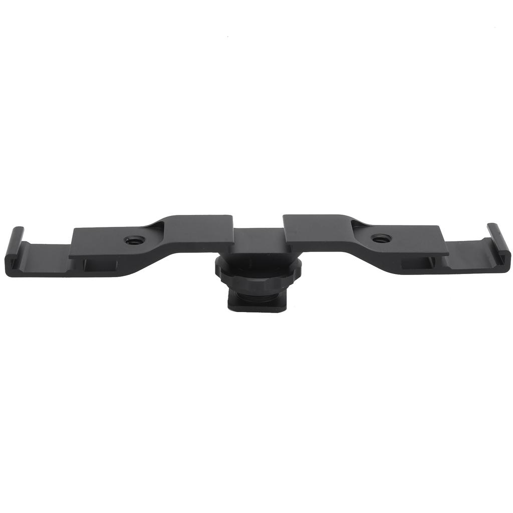 Aluminum Alloy Cold Shoe Extension Mount Bar Bracket for Camera Fill Light Microphone