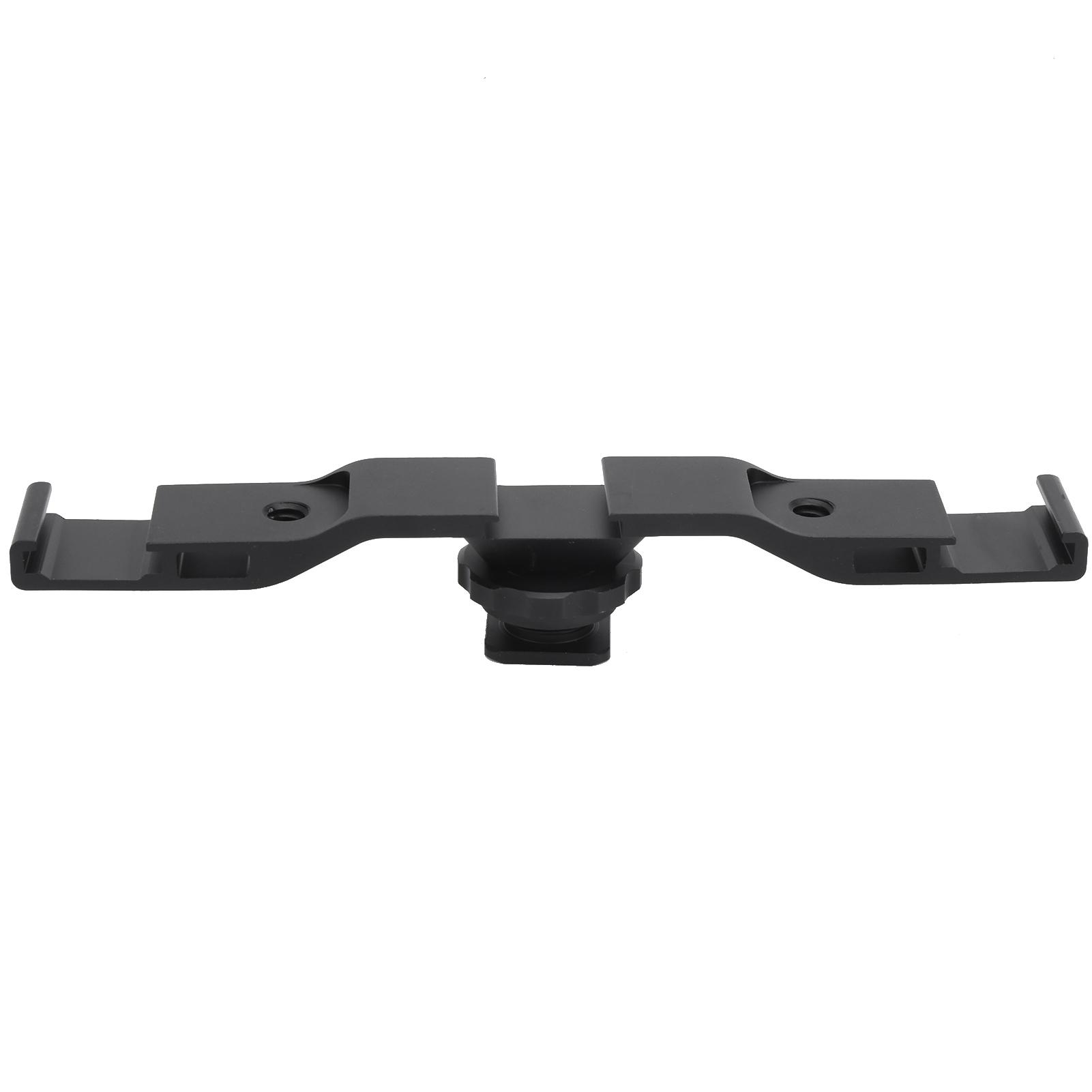 

Aluminum Alloy Cold Shoe Extension Mount Bar Bracket for CameraFill LightMicrophone