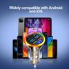 Car Charger 6 Ports Super Fast Charging PD QC3.0 USB Quick Charging Adapter for IPhone Samsung Xiaomi with Digital Display Amagi