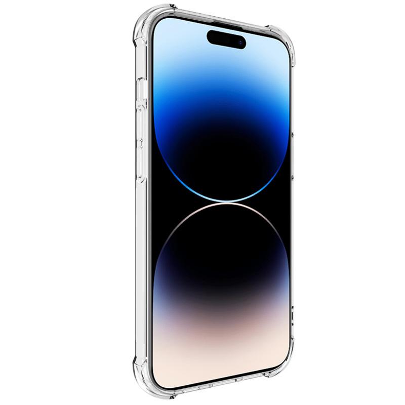 IMAK For iPhone 15 Pro Anti-scratch Super Clear Back Cover Soft TPU Phone Case