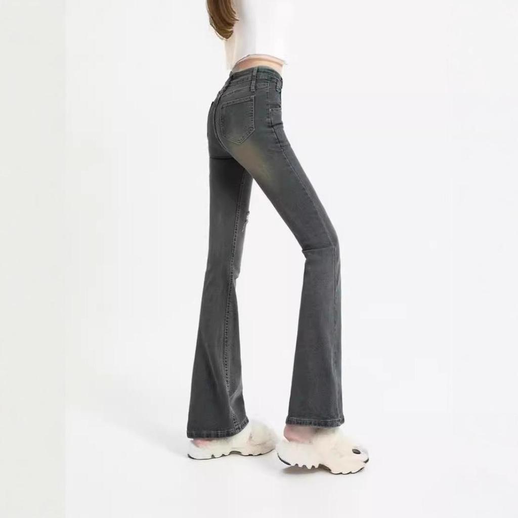 Women's High-Waisted Retro Micro-Flare Jeans - 2026 Summer Slimming Trend