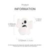 Copper White Luminous Glowing In Dark Ghost Bead Fit Charms Bracelet For Jewelry Piece Creation Women Halloween Gifts