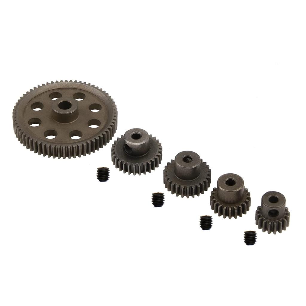 11184 Steel Metal Spur Gear 64T 17T 21T 26T 29T Metal Motor Gear for Redcat EPX HSP 1/10 Monster Truck 94111 RC Parts