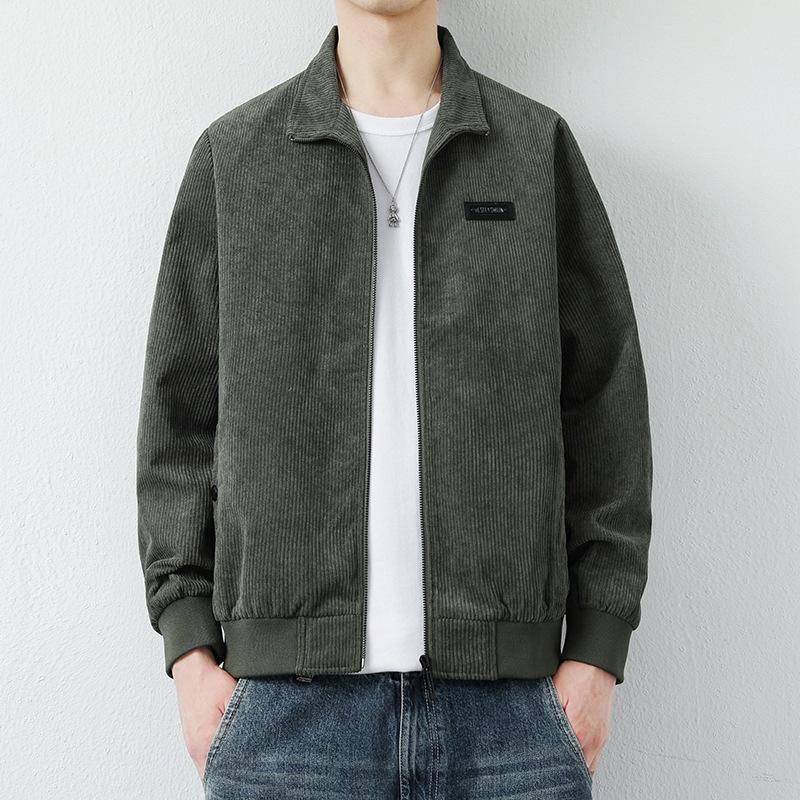 Jacket Men's Autumn and Winter New Trend Loose Jacket Youth Fashion Versatile Casual