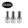 Stainless Steel Barbed Swivel Nut 1/4" 5/16" 3/8" Hose Barb & Stem Homebrew Kegging Parts