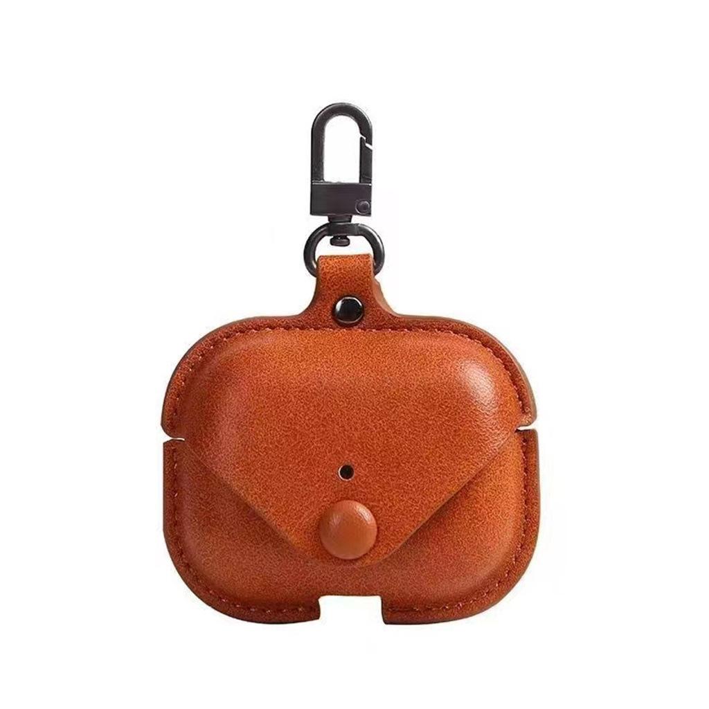 Niche brown retro leather AirPods1 earphone cover is suitable for Apple Pro 1 protective cover 1st generation/1st generation soft case.