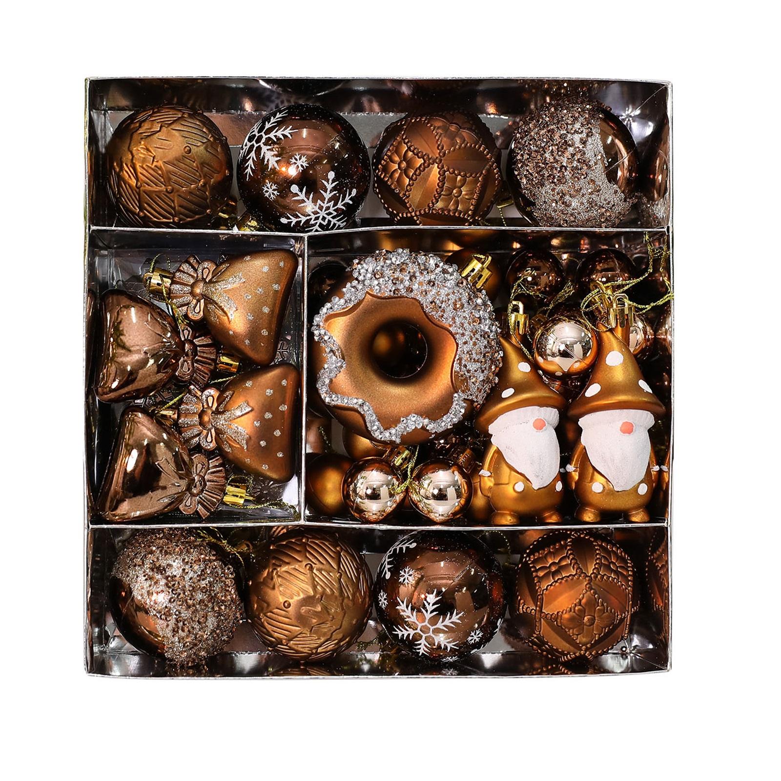 

Рождественский подарок Расписной набор рождественских шаров Украшение, Рождественское украшение, Украшение для рождественской елки One Size