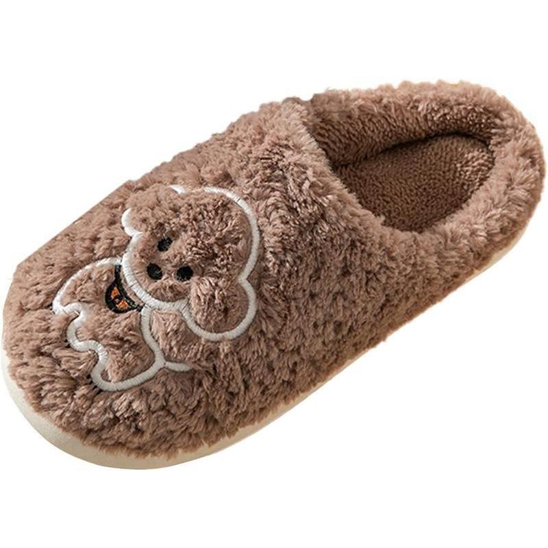 Slippers Winter Warm Slippers Winter Slippers Fluffy Slippers Slippers Indoor Shoes Room Shoes Warm Non-Slip Easy to Walk Warm