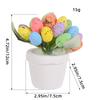 Easter 12cm egg potted creative spotted egg pot outdoor courtyard Easter decorations in stock.