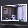 BEAUTME Large Makeup Actress Hollywood Mirror with LED Mirror with 10x Magnifying 1016 x 180 x 618 mm Mirror, Mirror, Mirror, Tabletop/Wall Hanging,