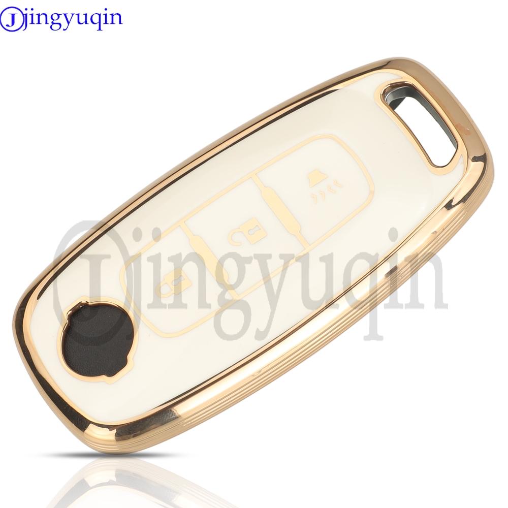 Jingyuqin Soft Tpu Car Key Case 3/4/5 Buttons For Nissan Rouge Kicks Pathfinder J12 Ariya Altima Rogue Qashqai Bluebird Sylphy
