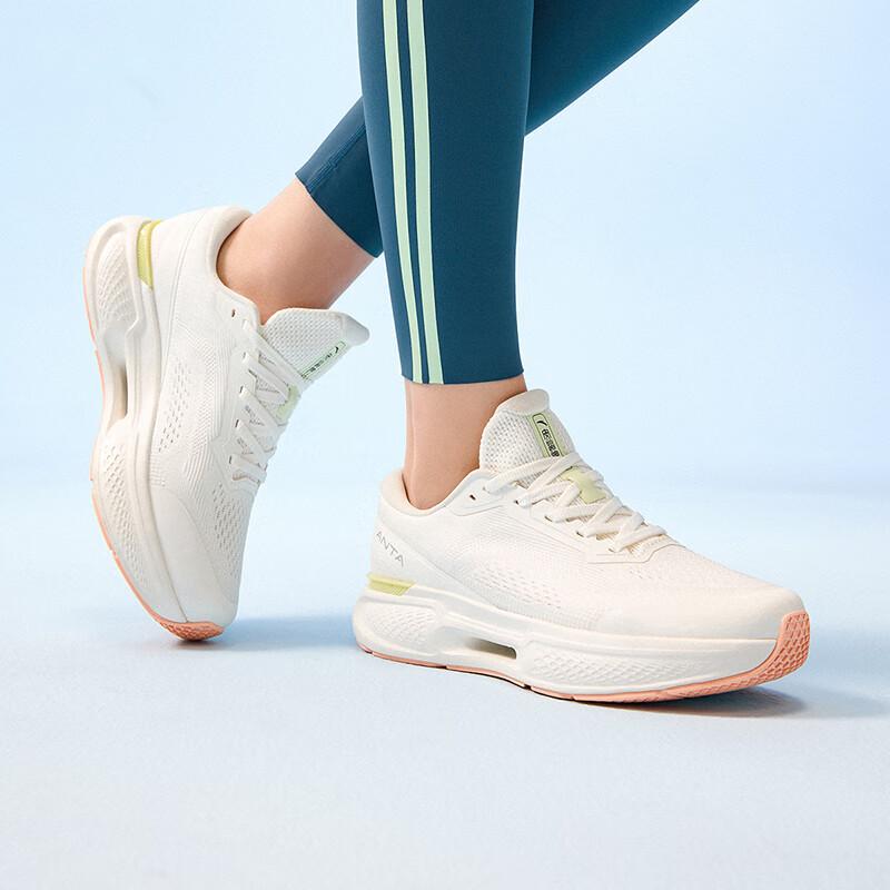 New Anta Shenxing 11 Cushioned Slip Resistant Low Top Training Shoes Women's White 122527718-3