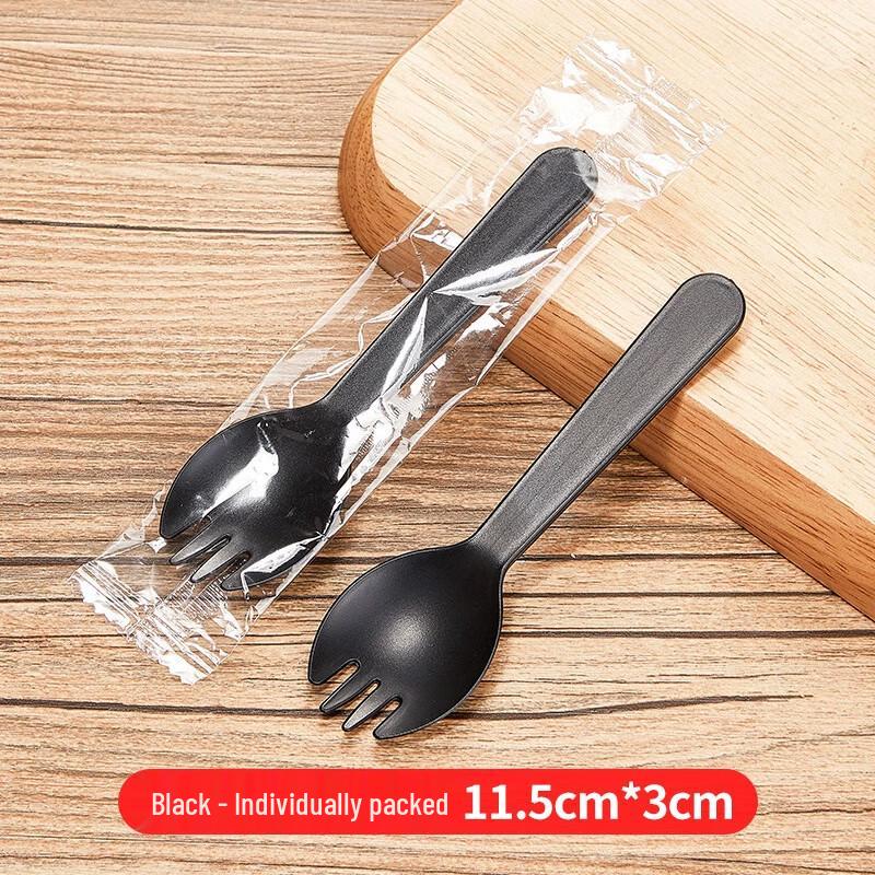 Yangge Disposable Fruit & Cake Spork Set (100 Pcs)