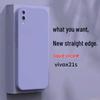 Vivo X21S Phone Case, Vivo V1814A Cover, New Liquid Case with Front Fingerprint Compatibility