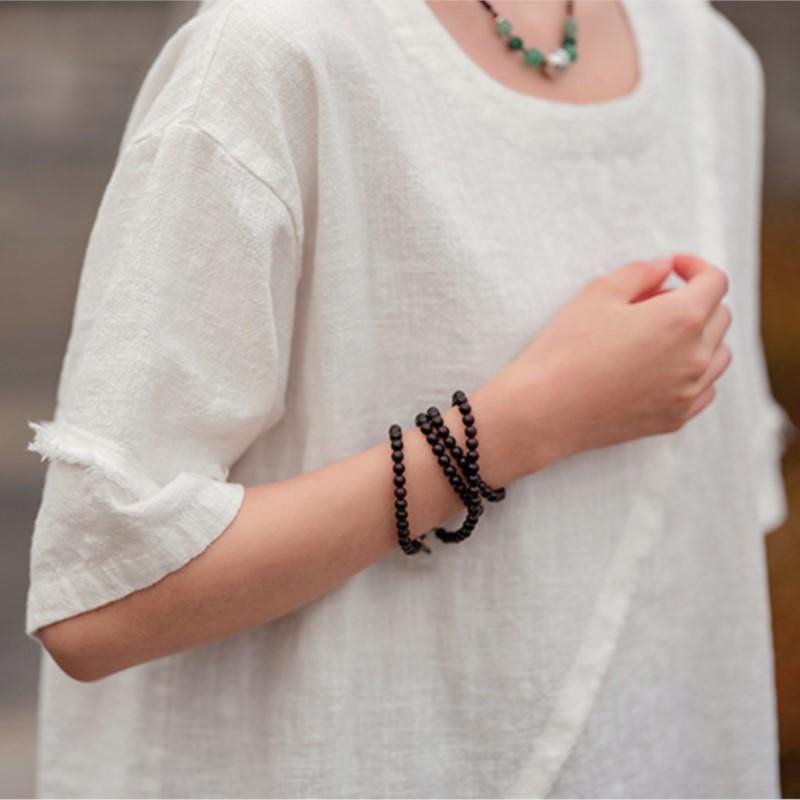 Johnature Women Vintage T-Shirts Patchwork Solid Color Summer O-Neck Short Sleeve Loose T-Shirts