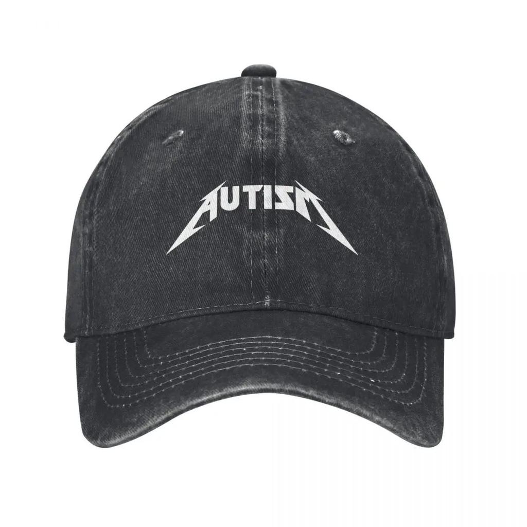 Autism Meme Unisex Style Baseball Cap Distressed Denim Caps Hat Casual Outdoor Running Golf Sun Cap Outdoor Sunscreen