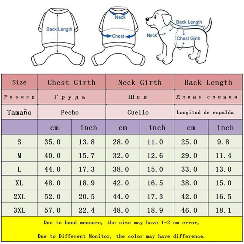 Winter Dog Down Coat for Small Medium Dogs Jacket Waterproof Pet Jumpsuit Puppy Costumes French Bulldog Chihuahua Pug