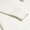 FILA Original Double Logo Solid Color Crew Neck Long Sleeve Sweatshirt Unisex sweatshirt F51U639201FWT