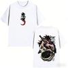 Anime Demon Slayer Kokushibo Graphic T Shirt Unisex Unisex Clothing Cartoon Fashion Tshirt Unisexs Casual Summer Tshirts