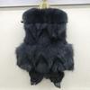 Vest Natural Soft Fox Fur Sleeveless Jacket Lady Quality Warm Real Fox Fur Gilet