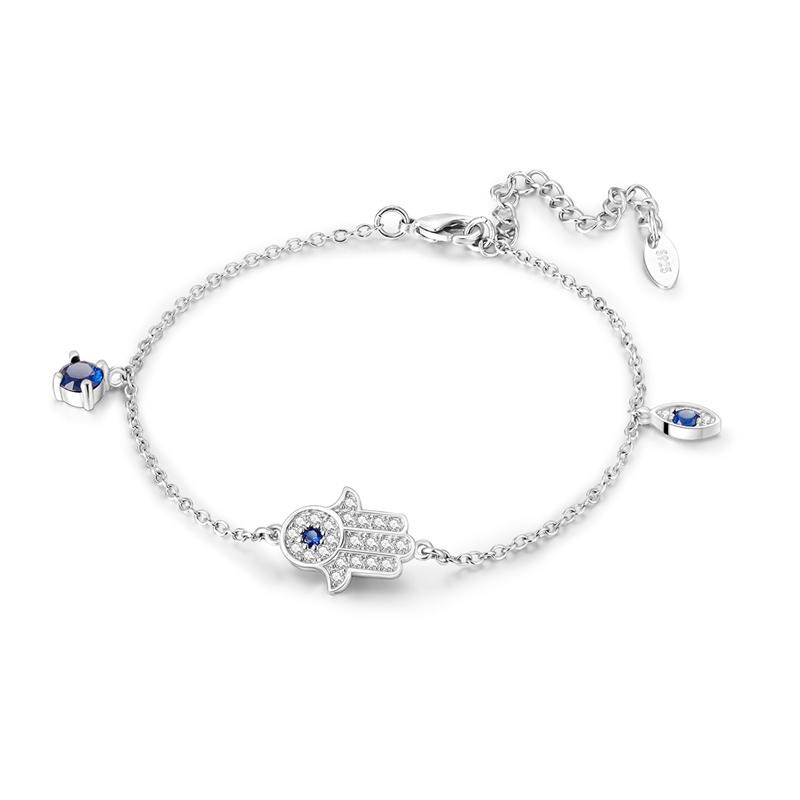 Bracelet 925 Silver Basic Braided Chain Buckle Bracelet For Women's DIY Charms Bracelet Fashion Jewelry Gifts