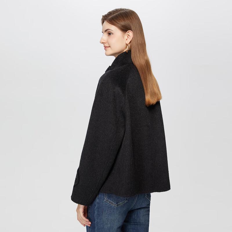 Women's Elegant Mid-Length Woolen Coat