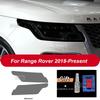 For Range Rover Vogue L405  2013- Accessories 2 Pcs Car Headlight Protective Film Restoration Transparent Black TPU Sticker