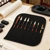 16/22 Slots Roll Up Painting Brushes Canvas Storage Bag Watercolour Calligraphy Brushes Storage Bag Pen Bag