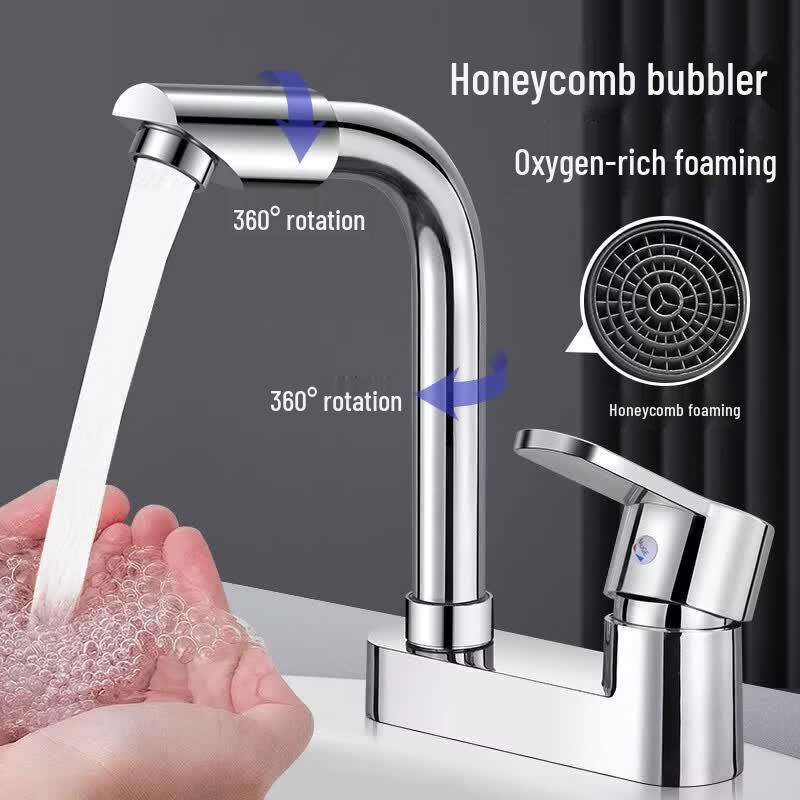 PKSUKB Hot & Cold Dual-Hole Basin Mixer