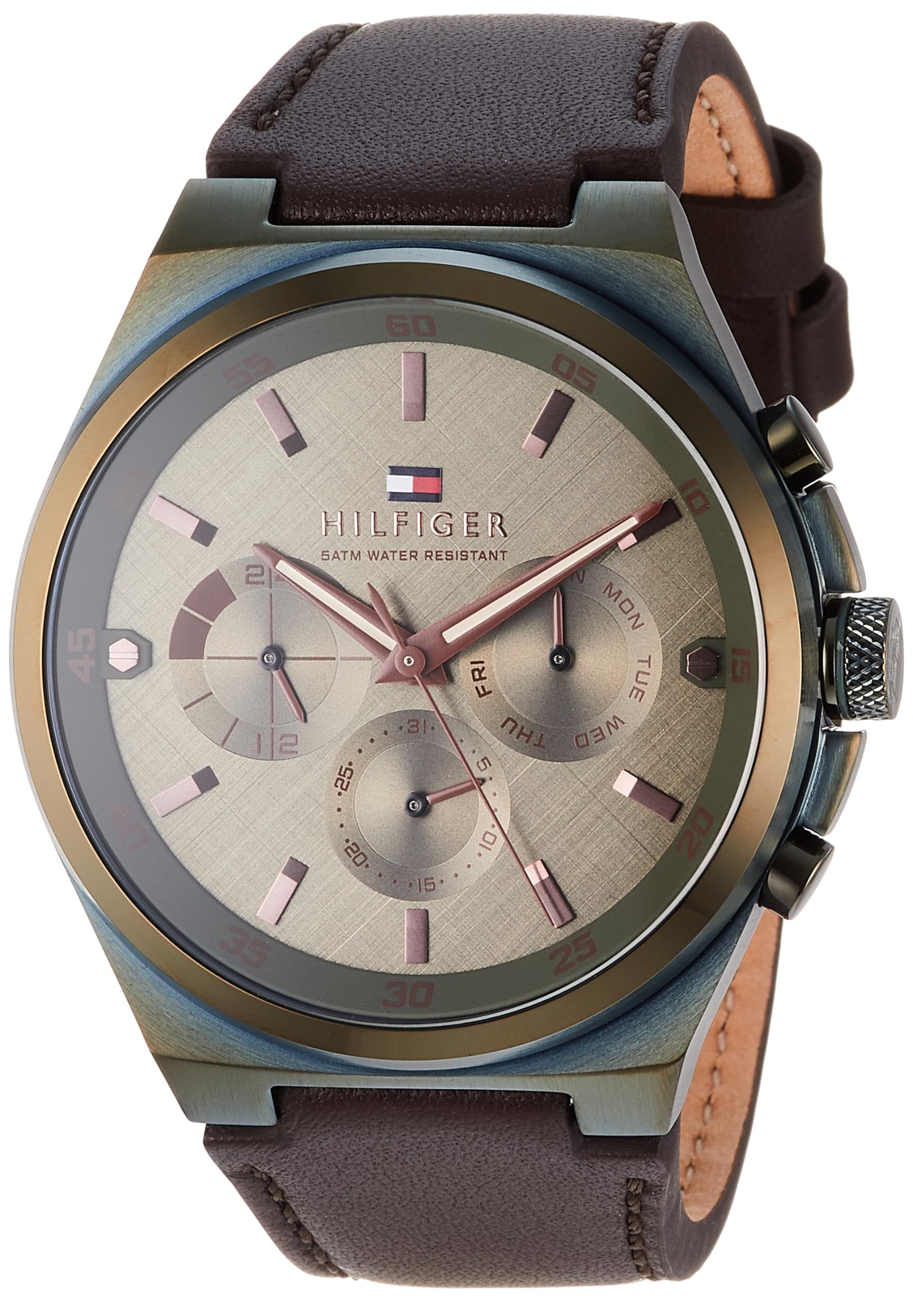 

Tommy Hilfiger Watch Dexter Olive Green Dial Stainless Steel Quartz 1792085 [Item]