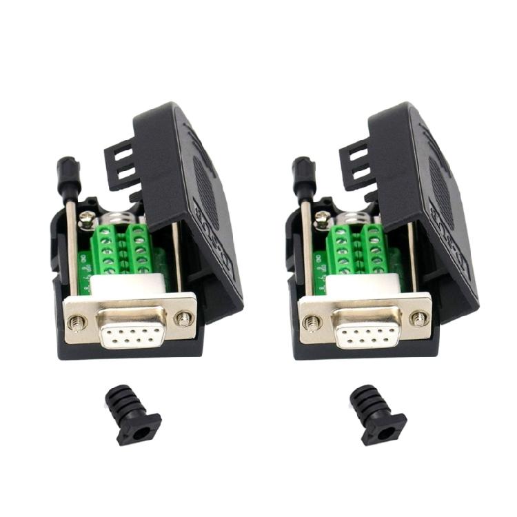 D SUB 9Pin RS232 Adapters RS485 RS422 Connection with Mounting Screws/Nuts and Easy Installation