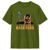 Ill Be In The Backyard T Shirt Summer 100 Cotton TShirts For Unisex Harajuku Print Tshirt Short Sleeve Y2K Casual Tees