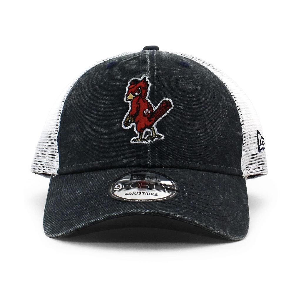 New Era 9FORTY Mesh Louis Cardinals MLB COOPERSTOWN WASHED TRUCKER MESH LOUIS CARDINALS Trucker 940 Cap, St. CAP, ST. Cap, [Used]