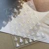 Xmas Tree Nail Stickers Embossed Nail Art Self-Adhesive Decals For Manicure Christmas Party Charm Nail Ornaments