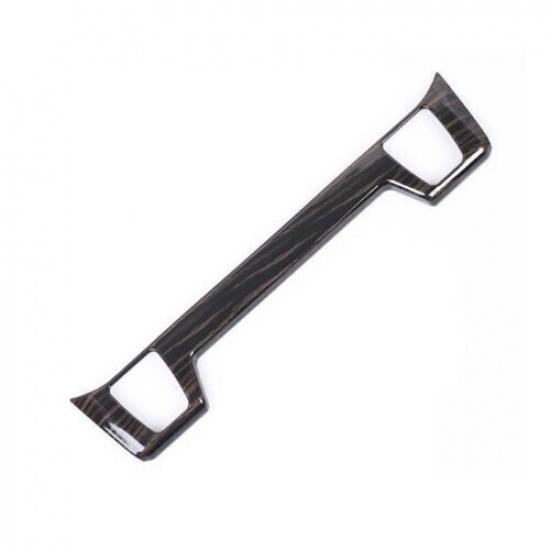 Central Seat Heating Button Trim For Toyota RAV4 - GL Black Wood Grain