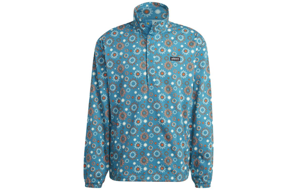 Adidas Graphic-print Organic-cotton Jacket HR4273 S
