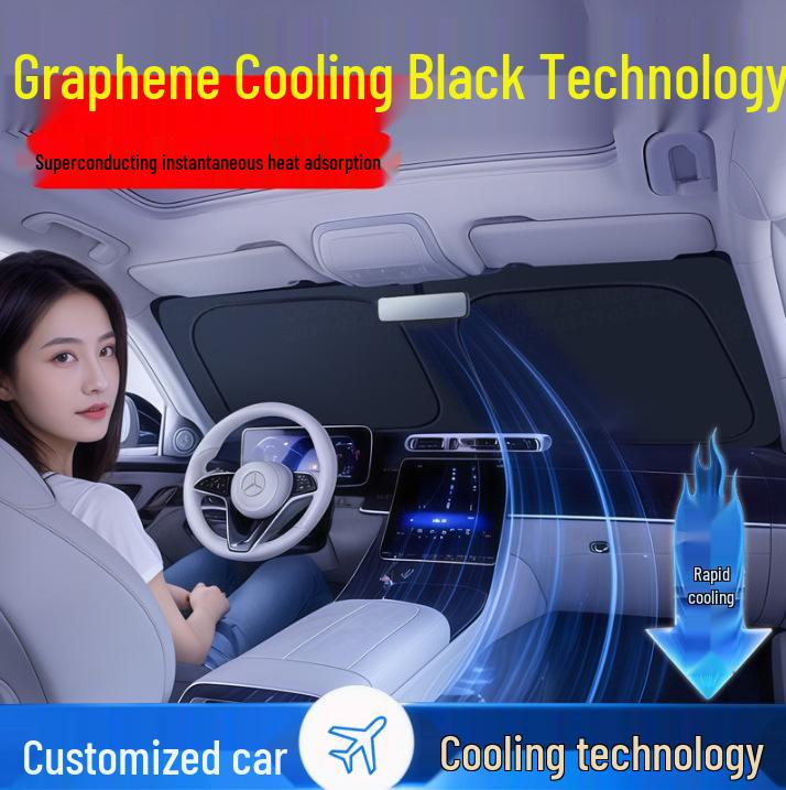 Car Windshield & Side Window Sunshade Umbrella